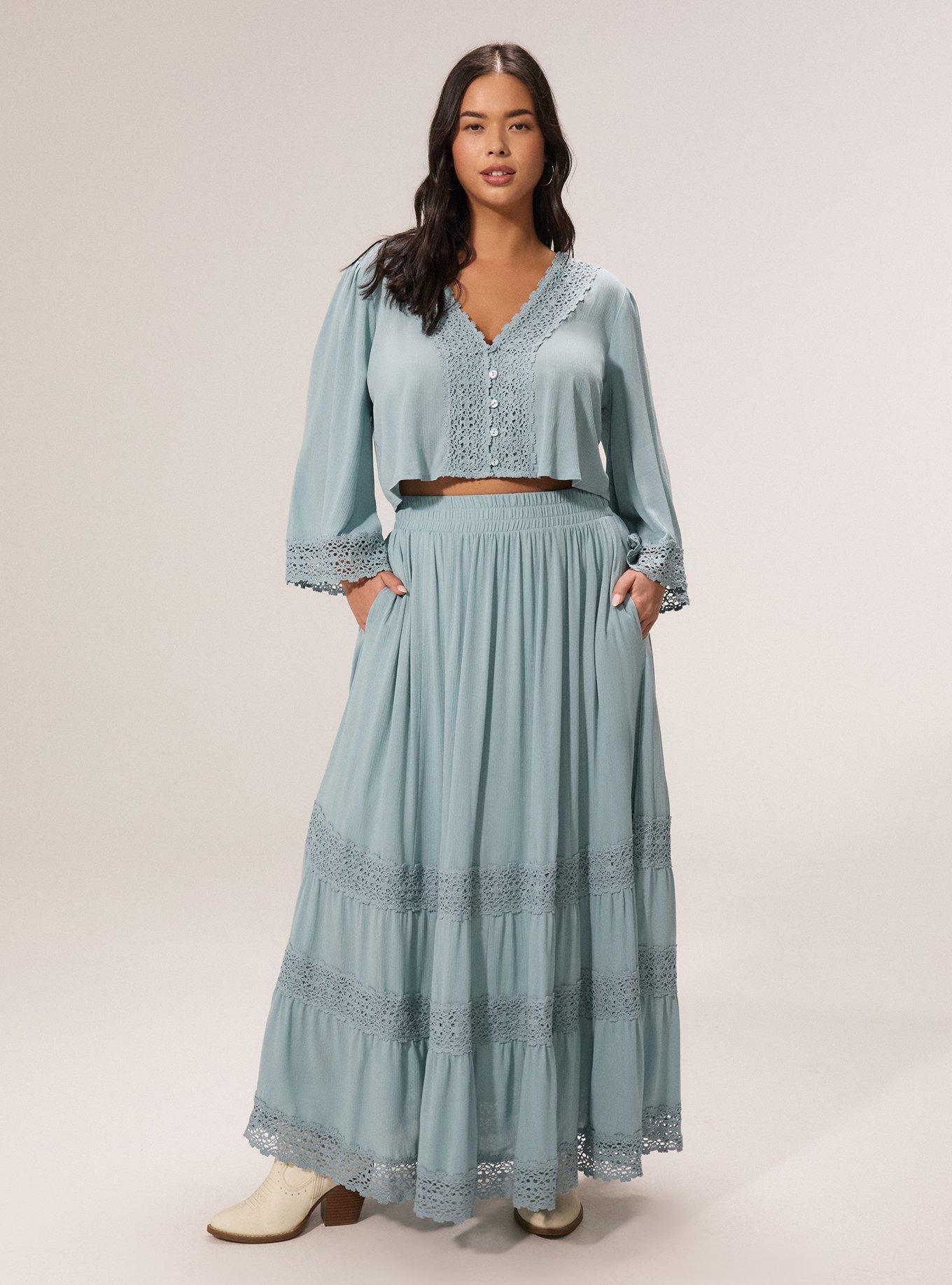 Festi Tiered Maxi Skirt, ARONA, hi-res