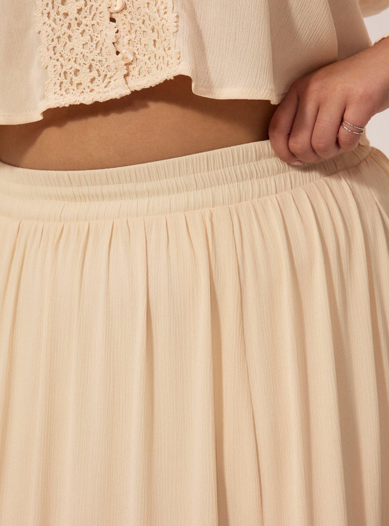 Festi Tiered Maxi Skirt, SAND DOLLAR, alternate