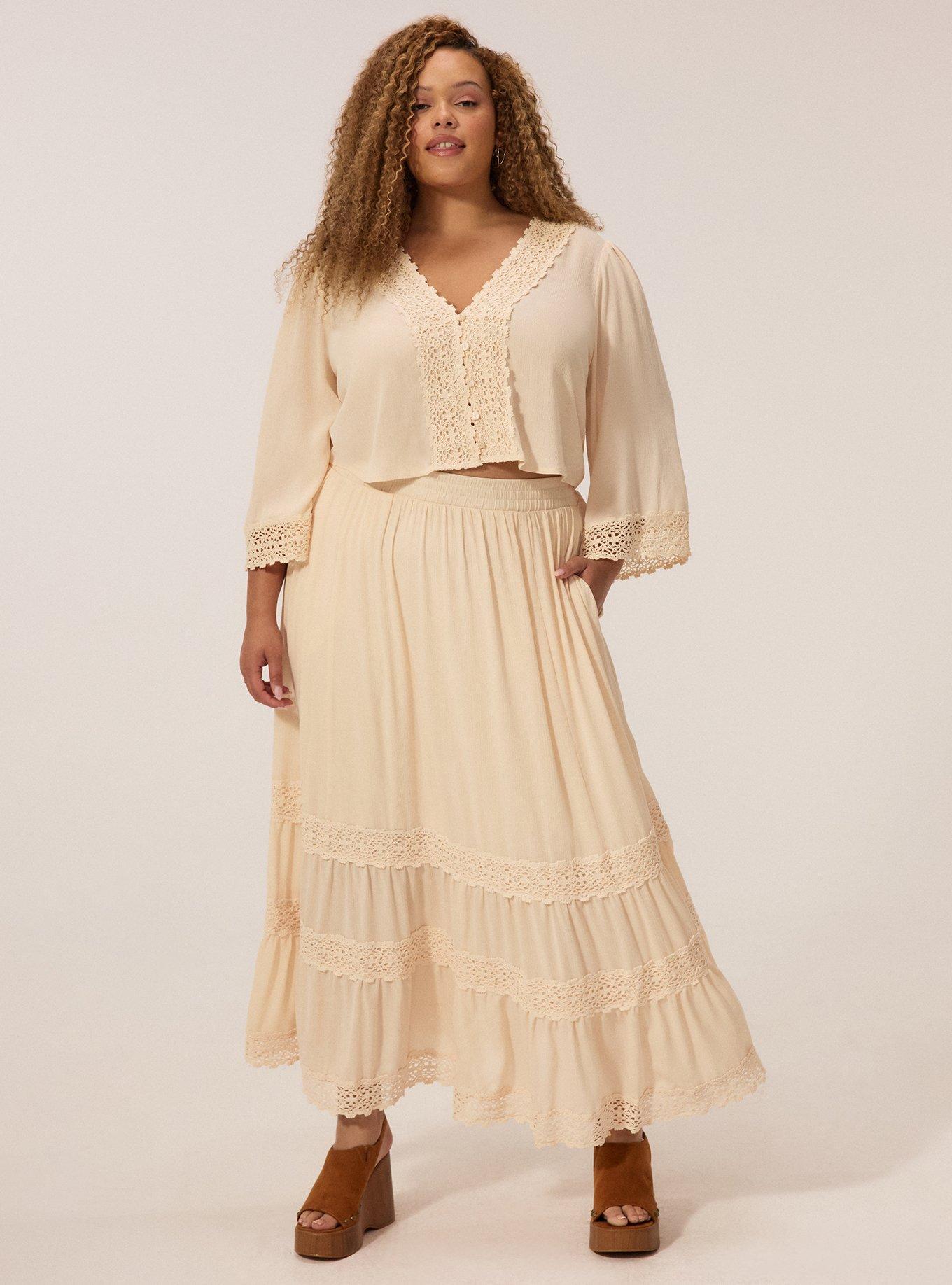 Festi Tiered Maxi Skirt, SAND DOLLAR, hi-res