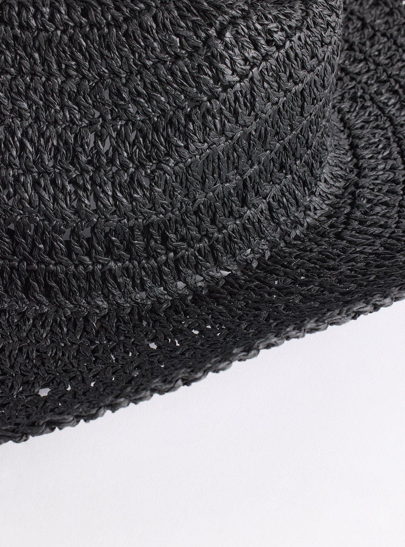 Straw Western Hat, BLACK, alternate