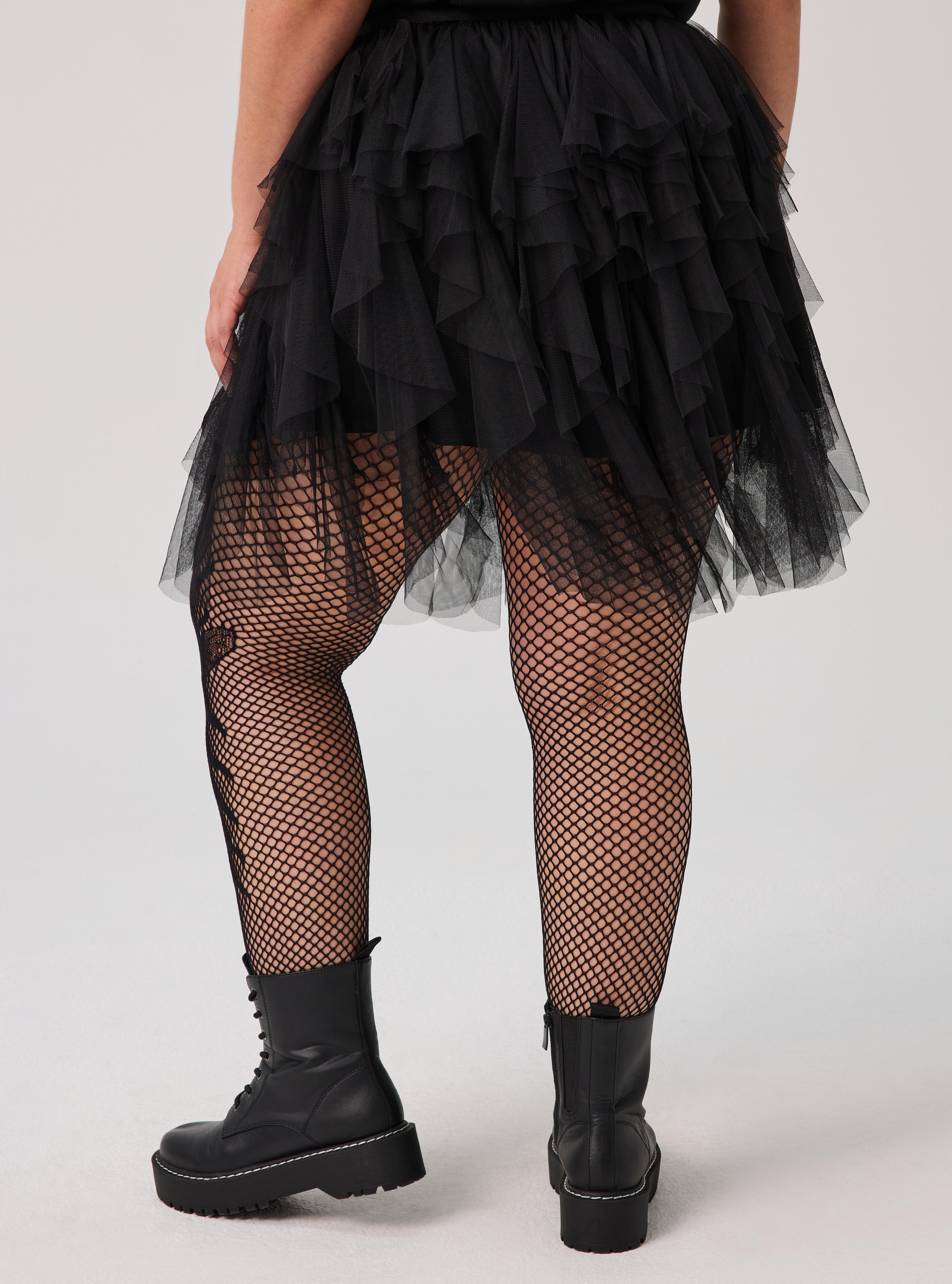 Nightfall Moth Tights, BLACK, alternate