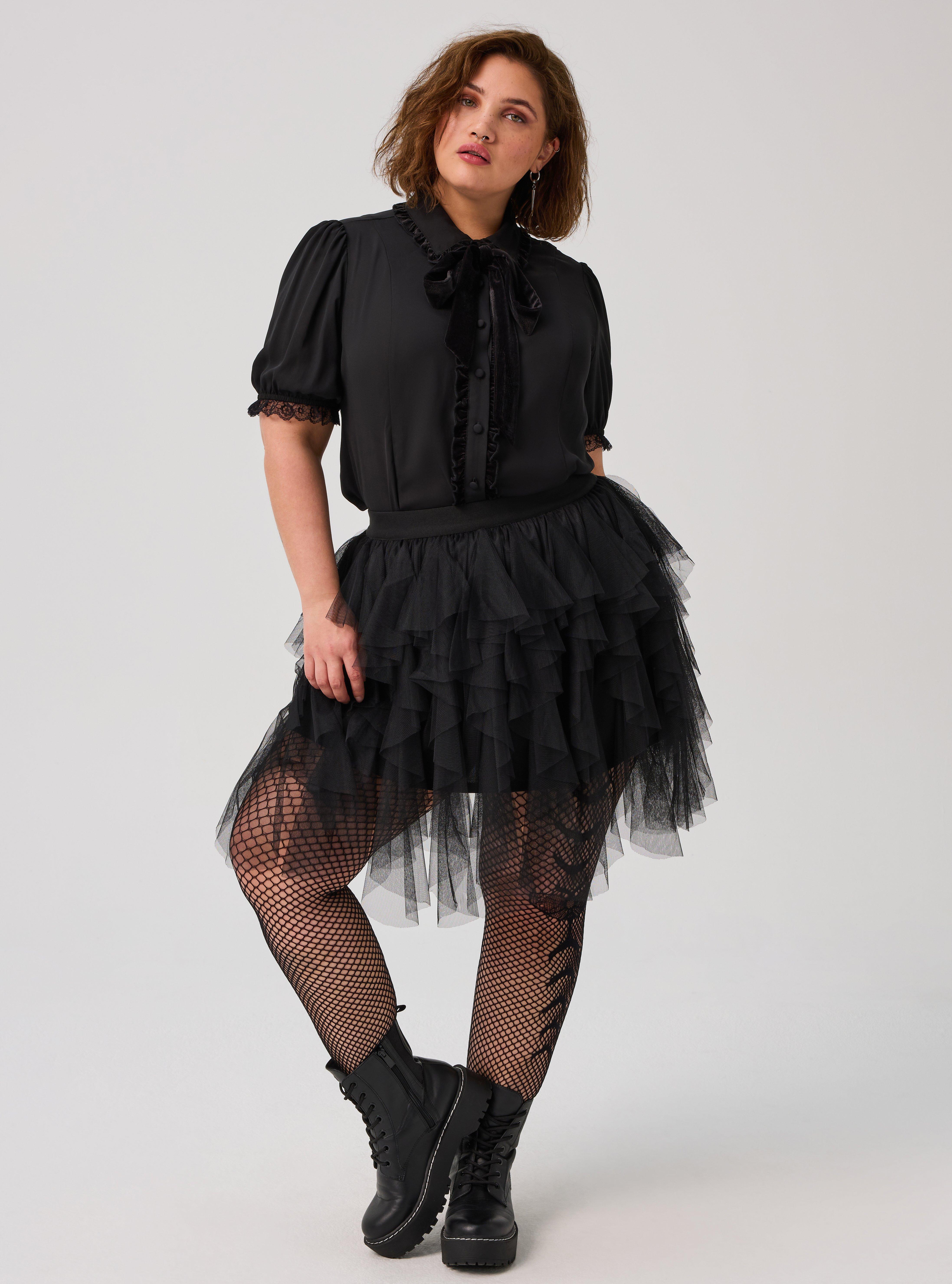 Nightfall Moth Tights, BLACK, hi-res