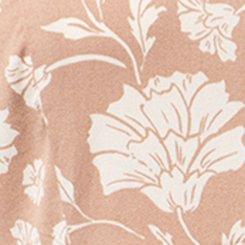 Challis Side Tie Top, MOBY FLORALS ALMONDINE, swatch