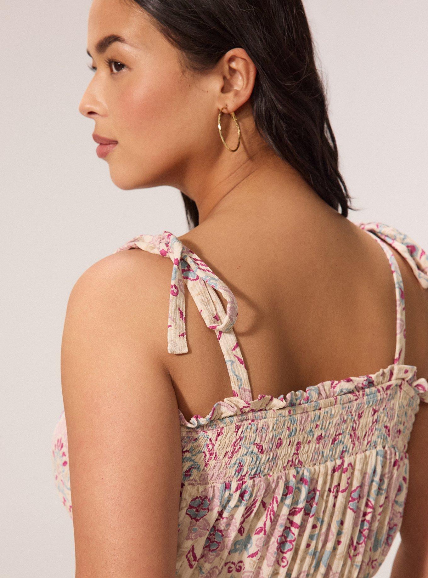 Festi Tie Shoulder Jumpsuit, TARYN FOULARD MULTI, alternate