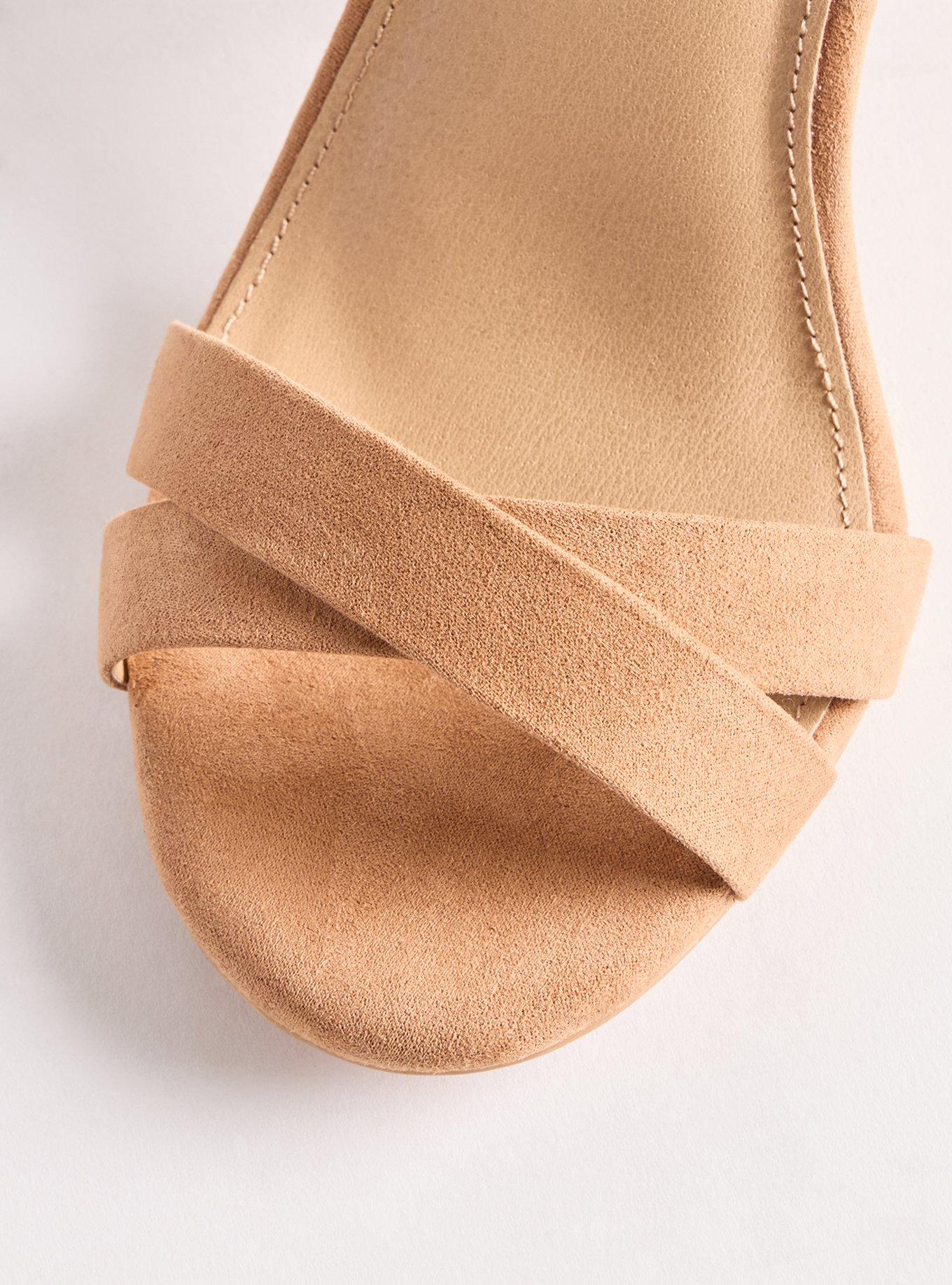 Strappy Ankle Wrap Heel (WW), NUDE, alternate