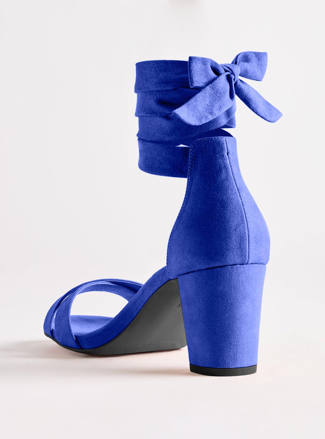 Strappy Ankle Wrap Heel (WW), SURF THE WEB, alternate