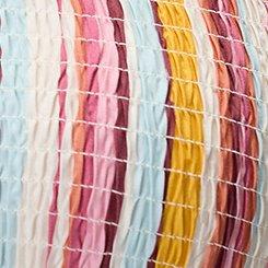 Smocked Challis Babydoll Cami, DOLCE STRIPE, swatch