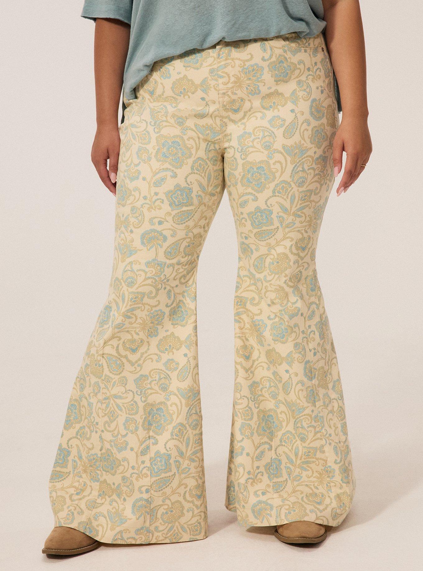 Festi Printed Sky High Super Flare, RITA PAISLEY IVORY, alternate