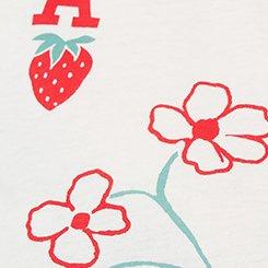 Retro Chic Graphic Ringer Tee, STRAWBERRY PLAYING CARD, swatch