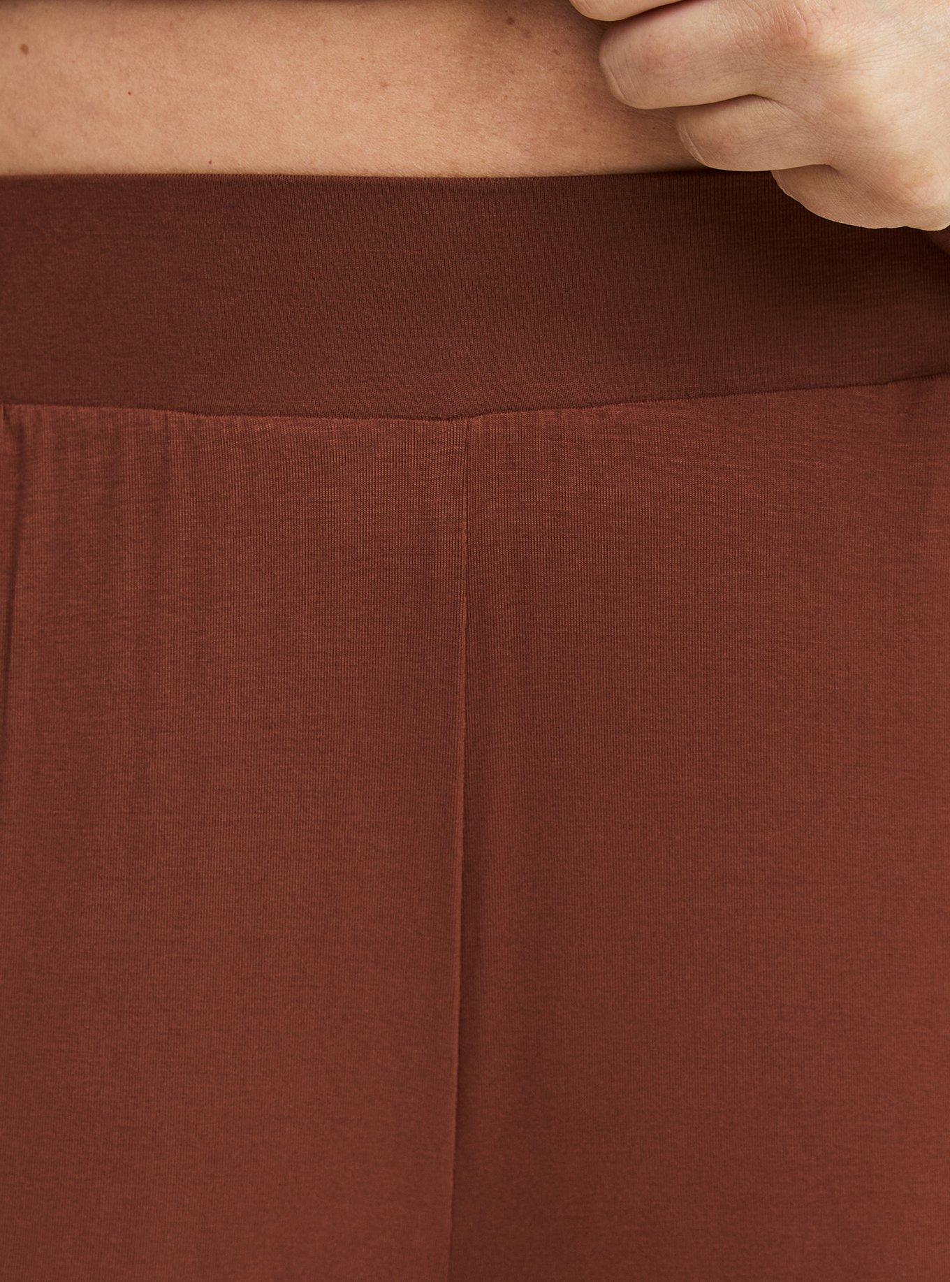 Crop Wide-Leg Super Soft Pant, CAPPUCCINO, alternate