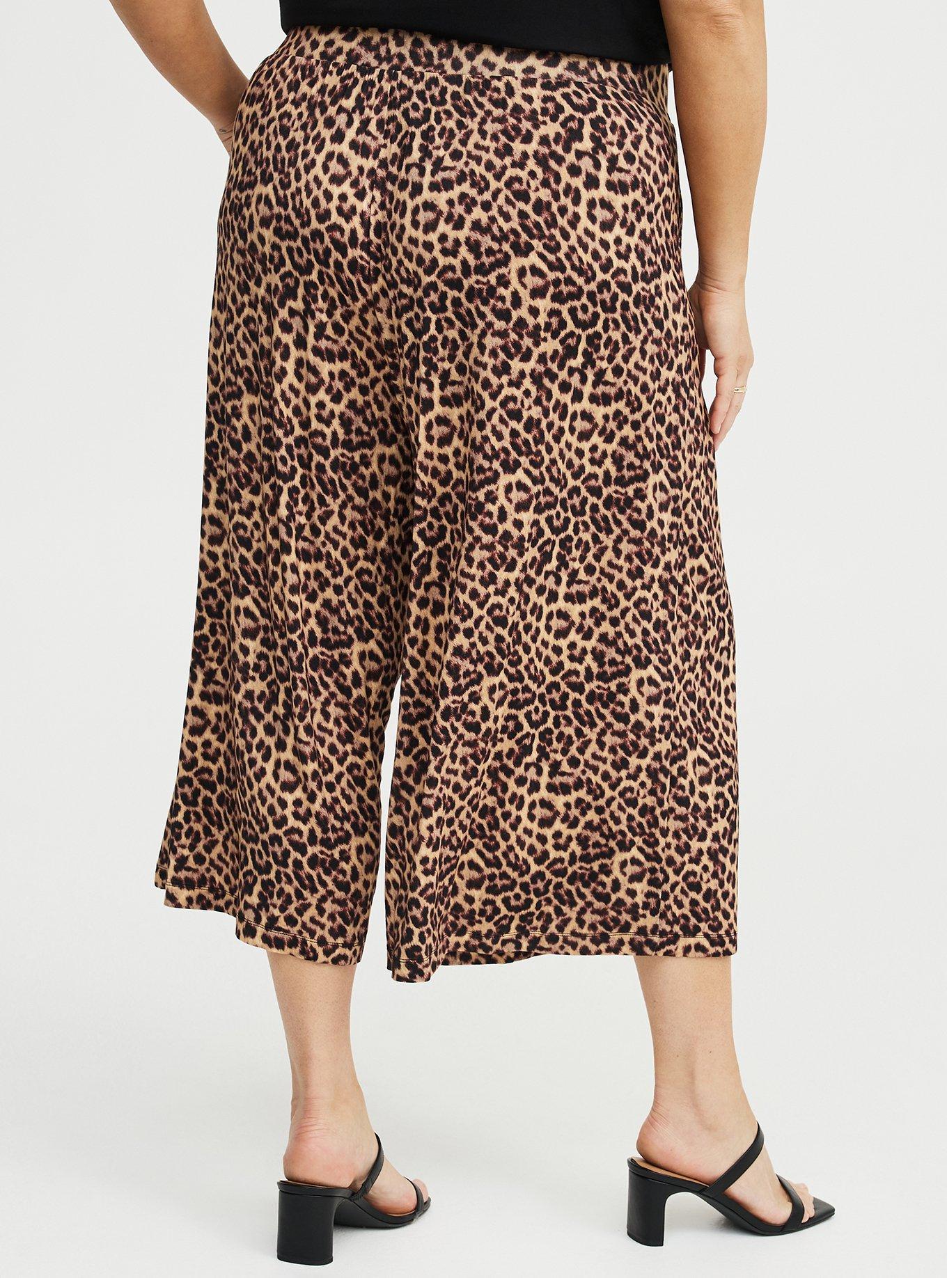 Crop Wide-Leg Super Soft Pant, ON THE PROWL LEOPARD MULTI, alternate