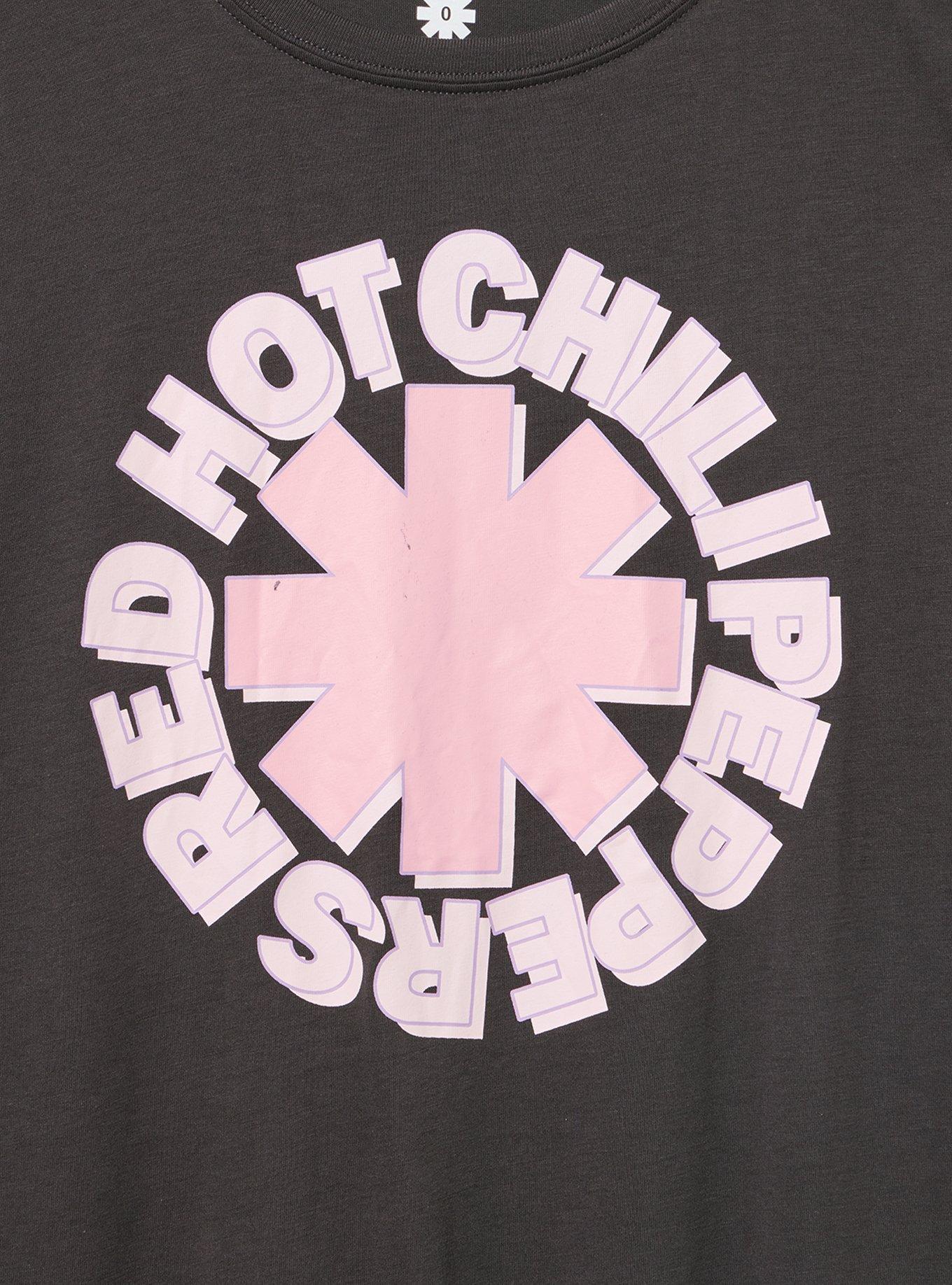 Plus Size Red Hot Chili Peppers Classic Cotton Tee, RED HOT CHILI PINK OBSIDIAN, alternate