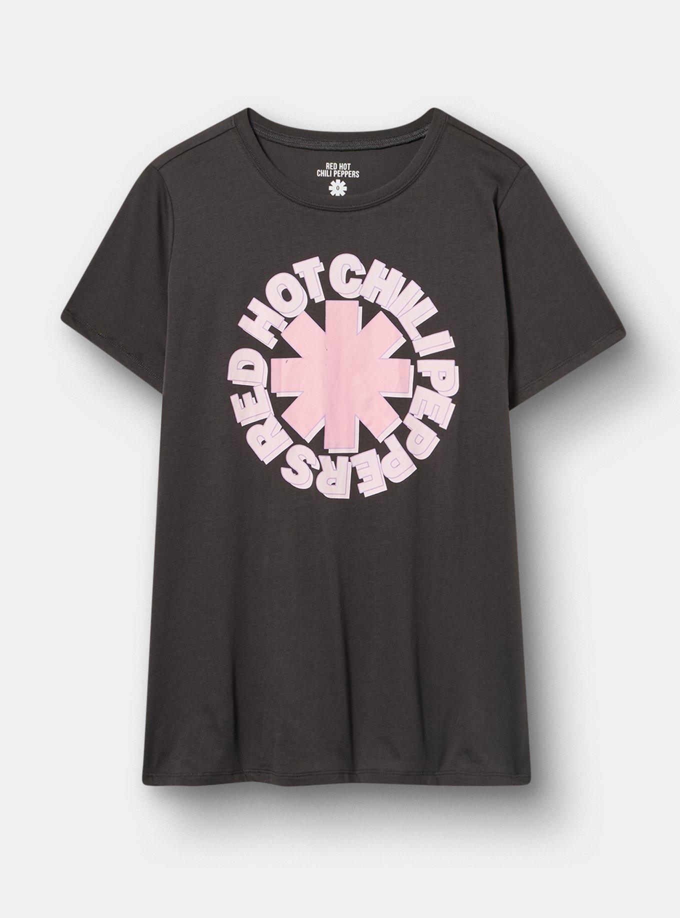 Plus Size Red Hot Chili Peppers Classic Cotton Tee, RED HOT CHILI PINK OBSIDIAN, hi-res