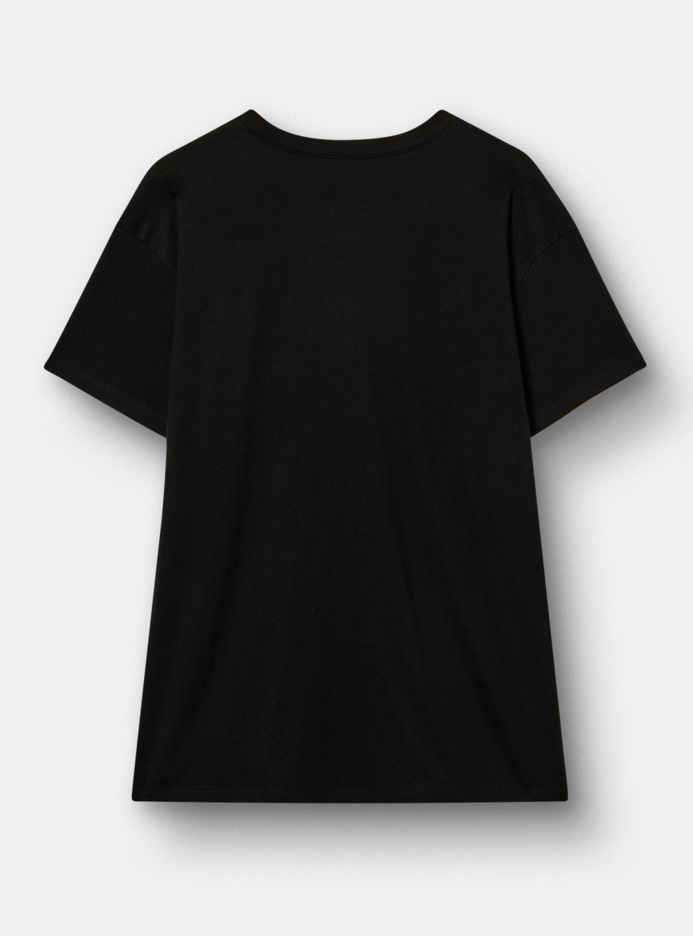 Plus Size Supernatural Classic Cotton Tee, THE WINCHESTER BROS DEEP BLACK, alternate