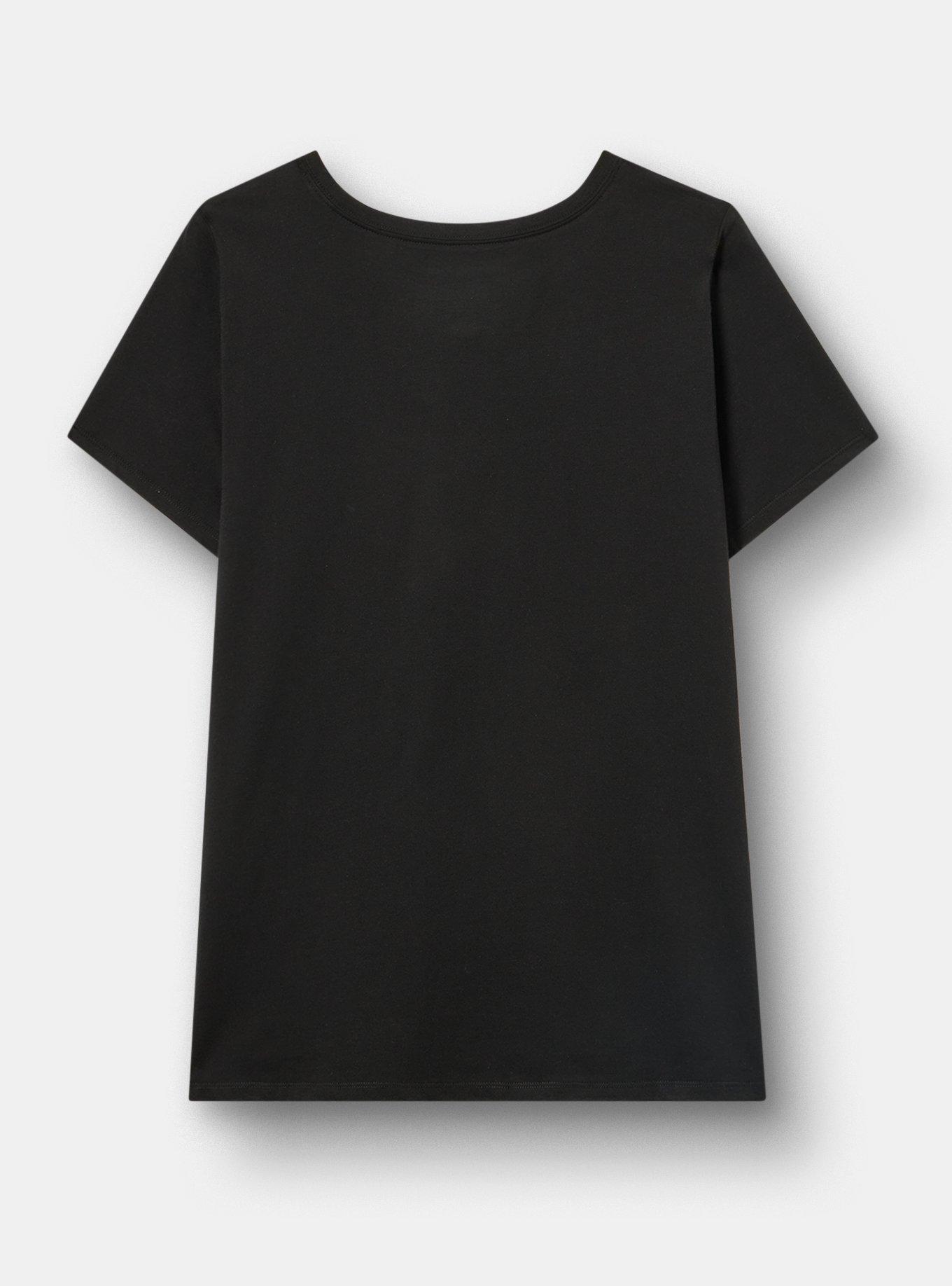 Plus Size Supernatural Classic Cotton Crew Tee, WINCHESTER BROS DEEP BLACK, alternate