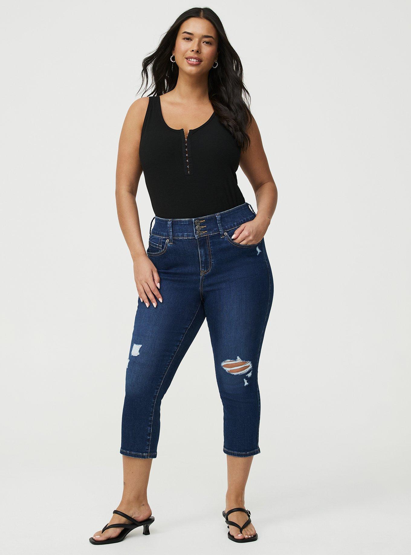 Super Soft Rib Hook & Eye Tank, DEEP BLACK, alternate