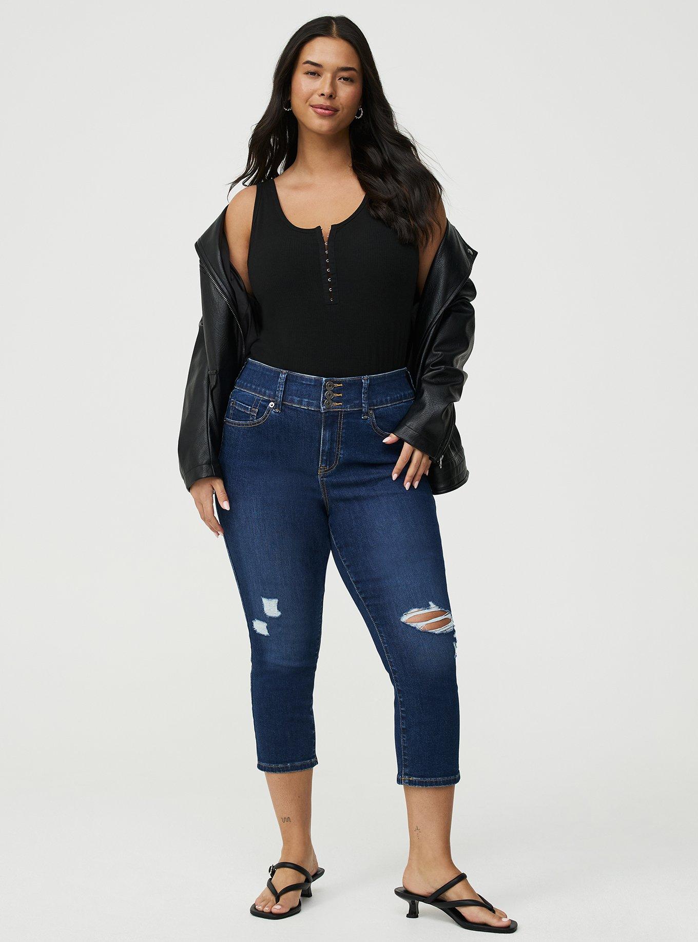 Plus Size - Super Soft Rib Hook & Eye Tank - Torrid