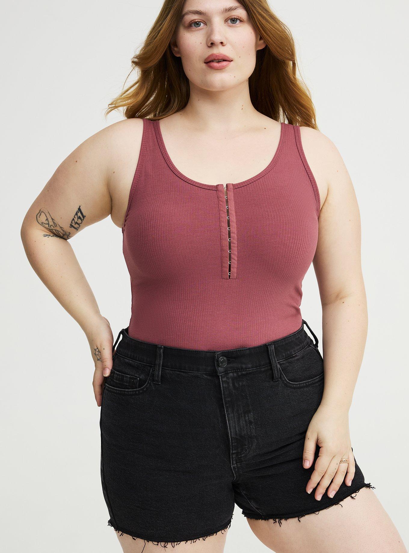 Super Soft Rib Hook & Eye Tank, WILD GINGER, alternate