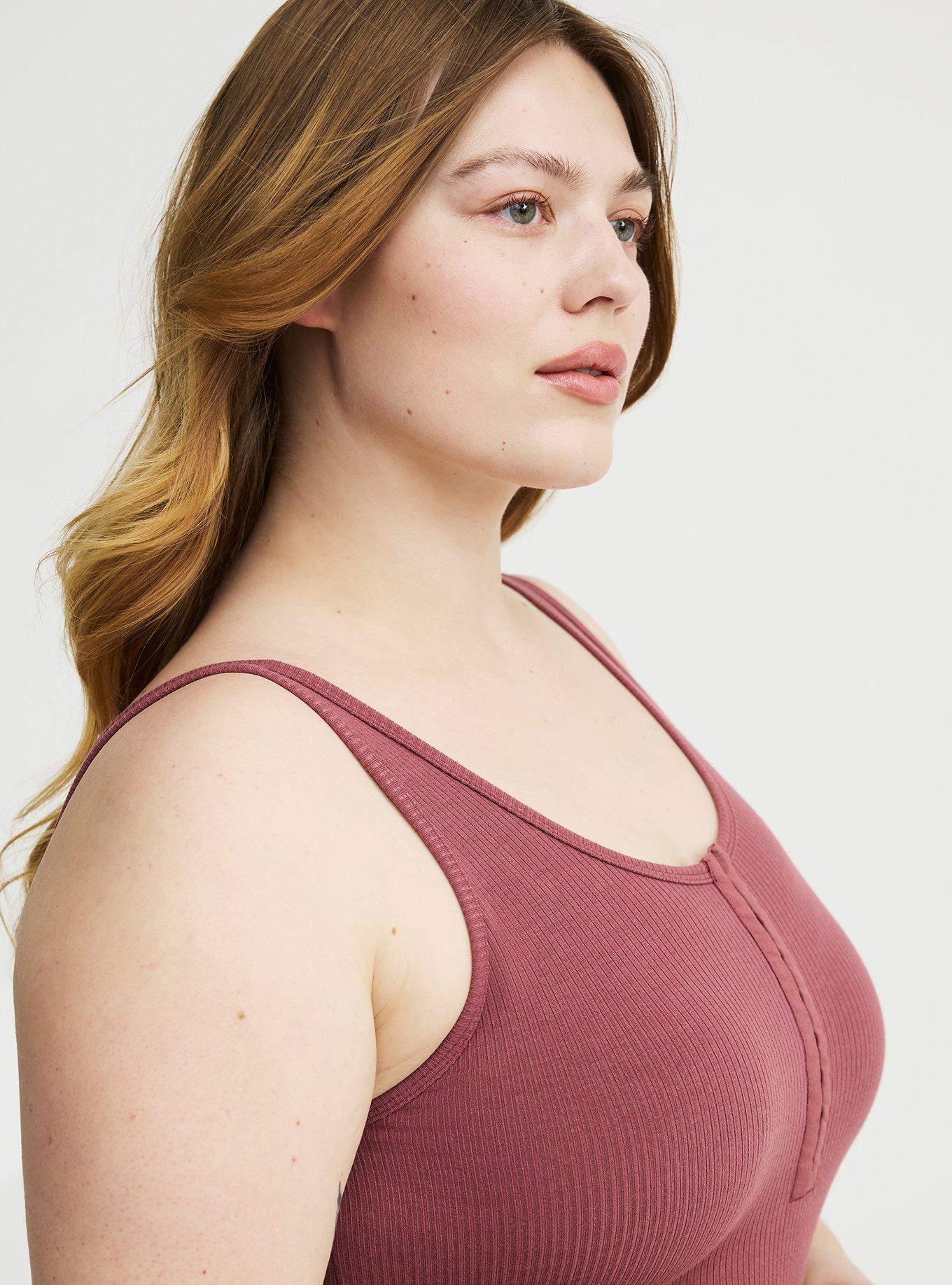 Super Soft Rib Hook & Eye Tank, WILD GINGER, alternate