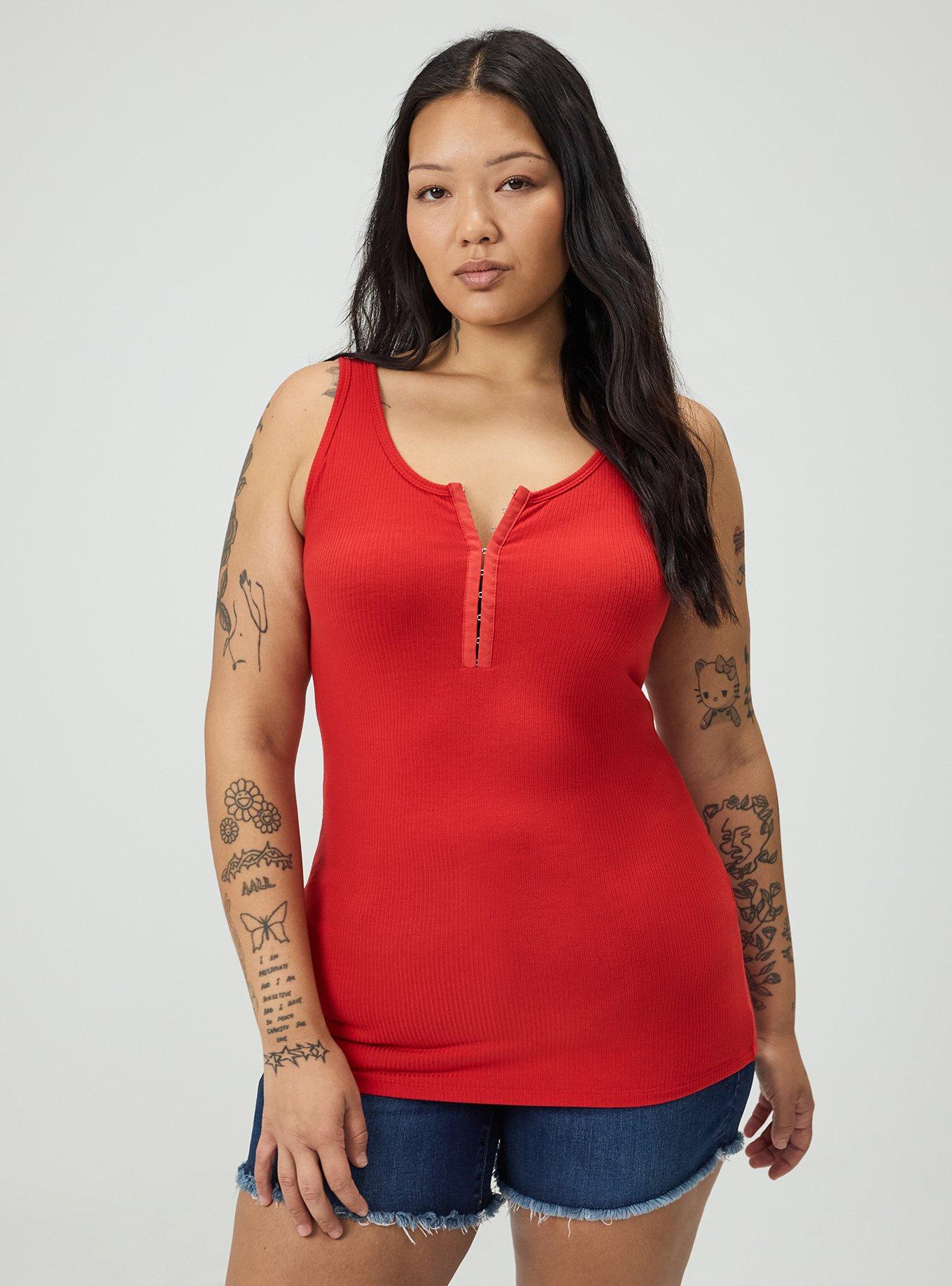 Super Soft Rib Hook & Eye Tank, ADRENALINE RUSH, hi-res