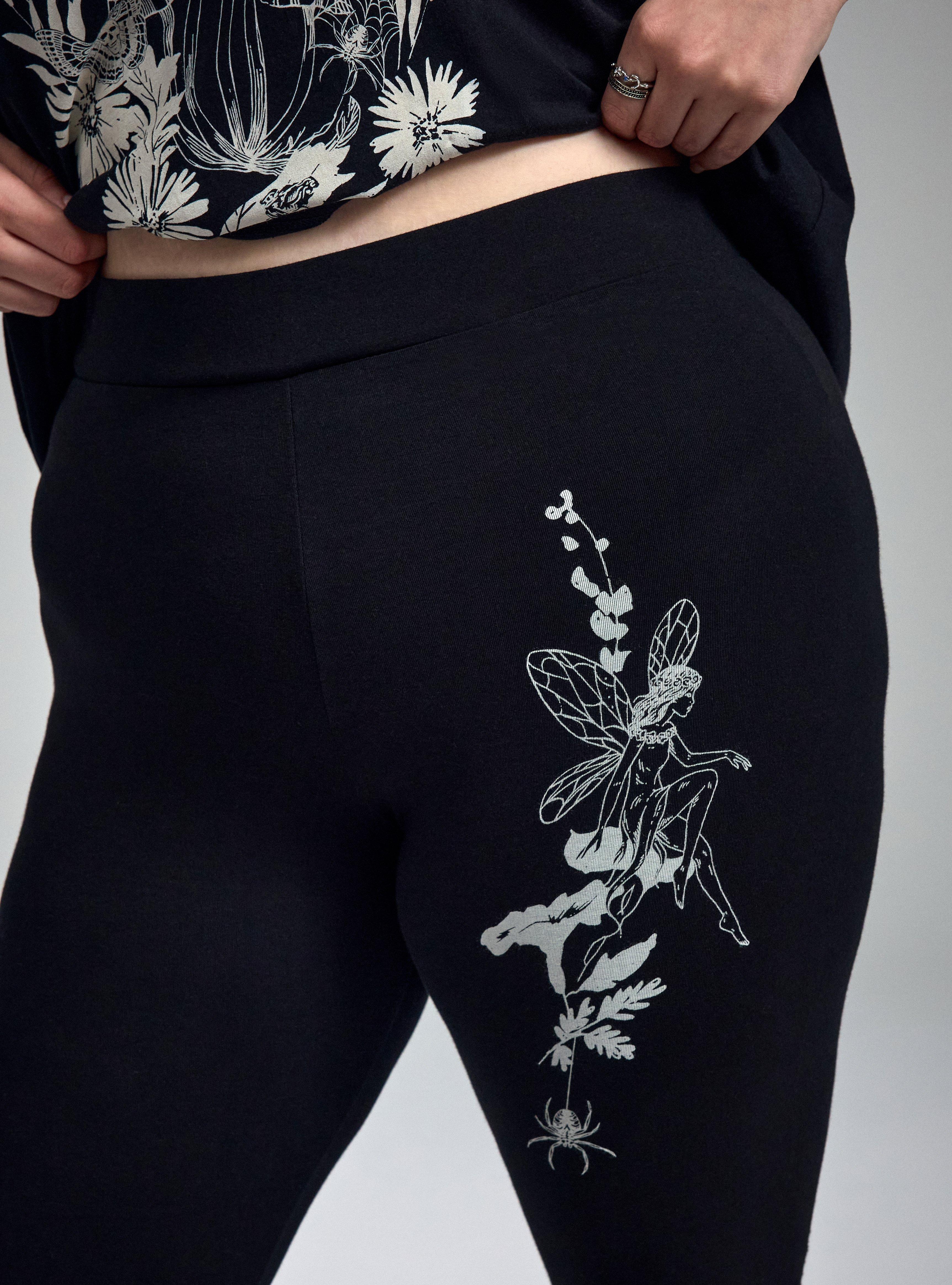 Nightfall Flare Leggings, FAIRY FLOWER, alternate