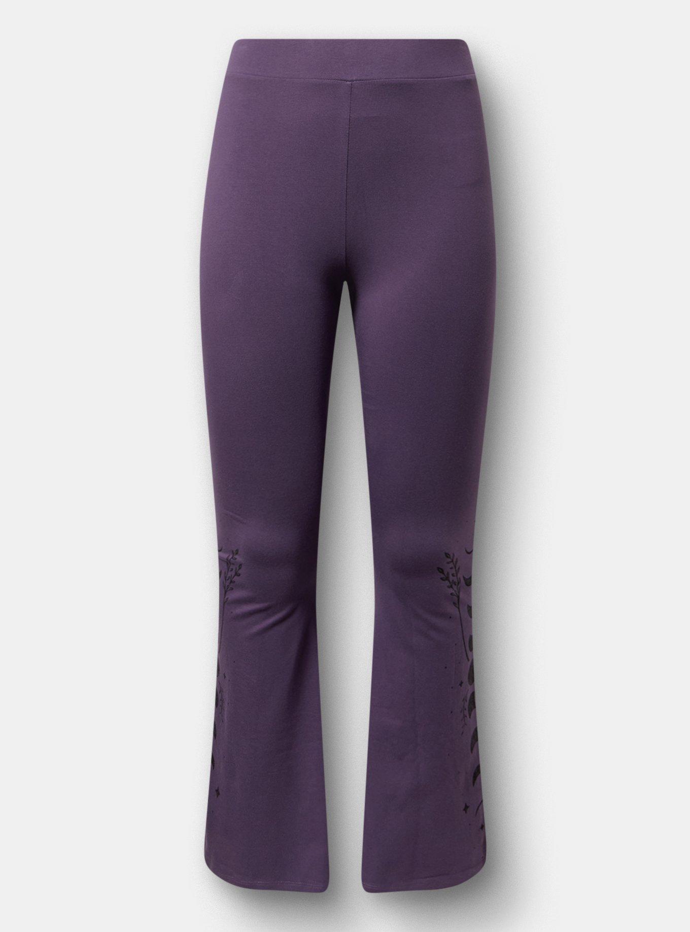 Nightfall Flare Leggings, CELESTIAL MOON PHASE, flat