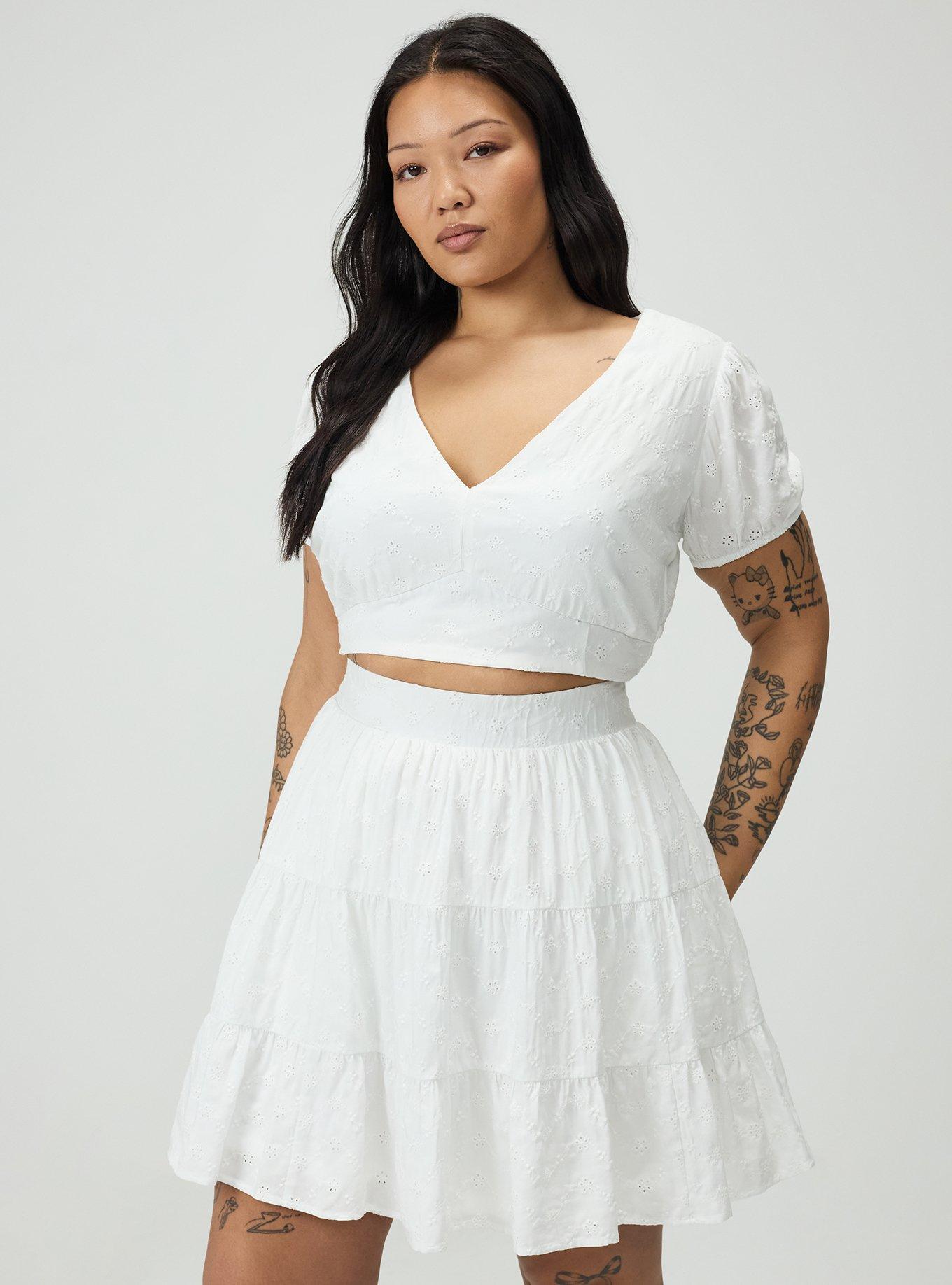top and short skirt dress Women Floral Two Piece Set Casual Party Short Sleeve Crop Top and Mini  Skirt Set
