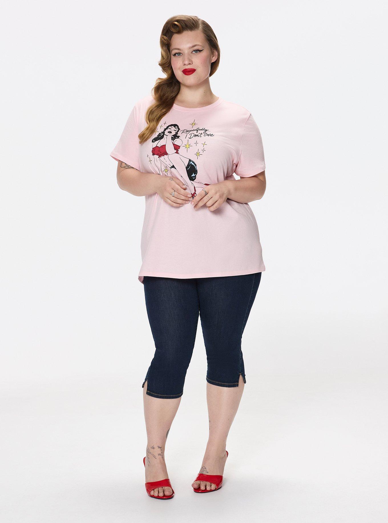 Retro Chic Graphic Crew Tee, RESPECTFULLY SASSY PINUP, alternate
