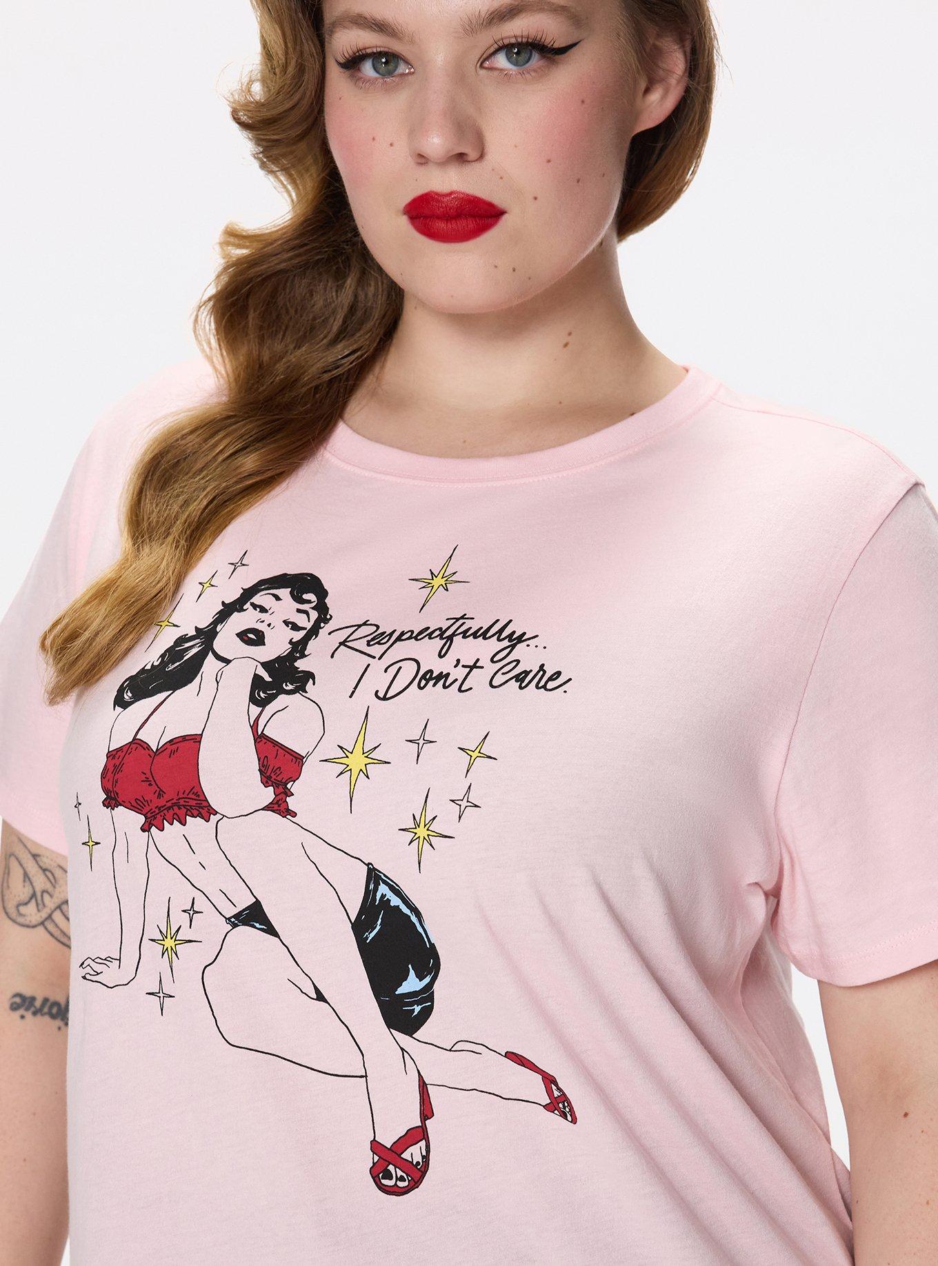 Retro Chic Graphic Crew Tee, RESPECTFULLY SASSY PINUP, alternate