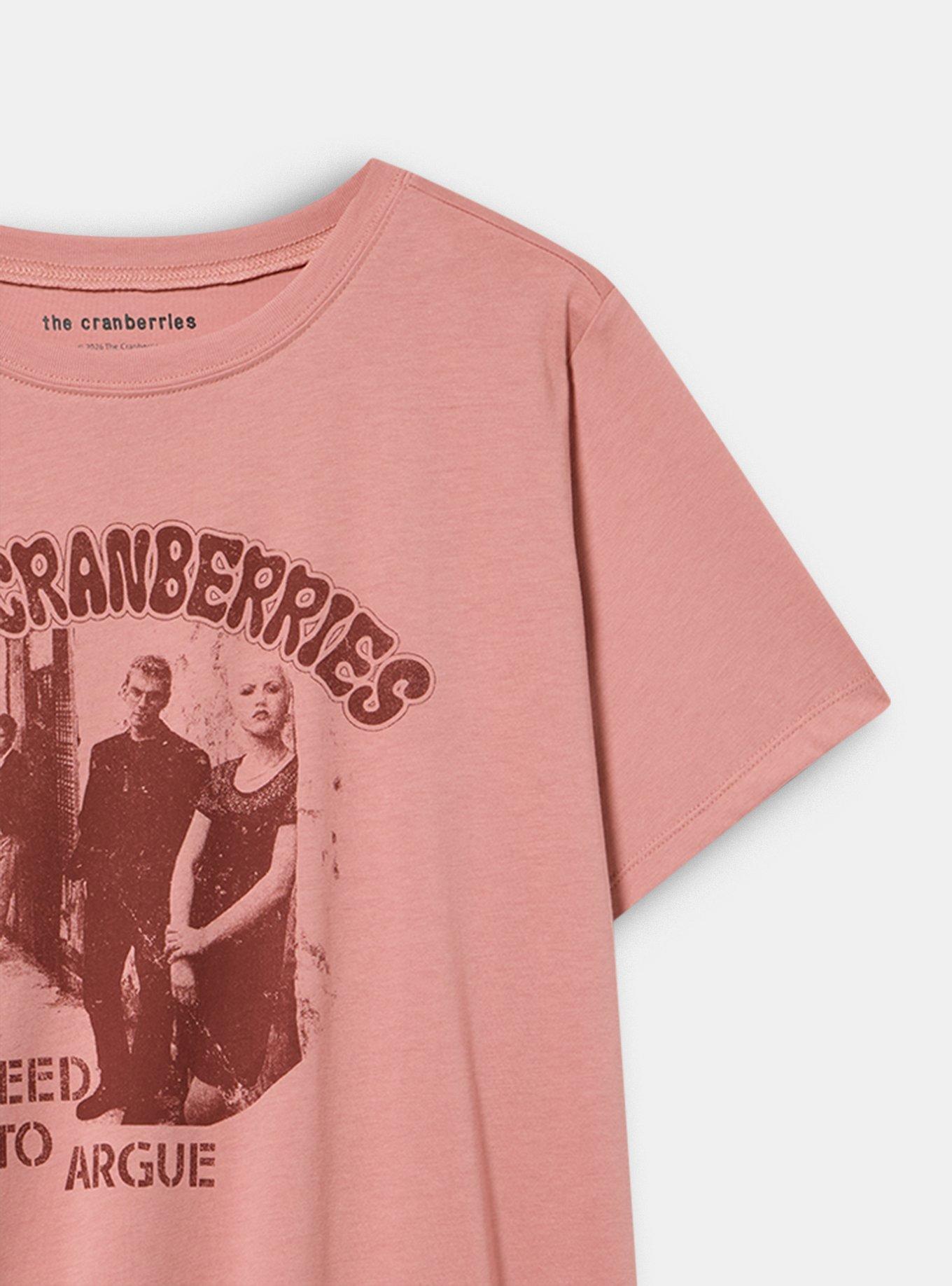 The Cranberries Classic Cotton Crew Tee, THE CRANBERRIES ASH ROSE, alternate