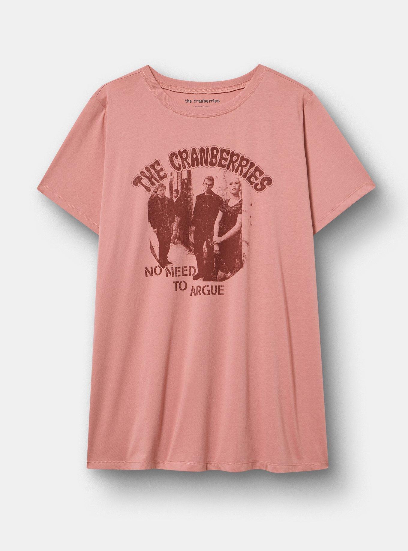 The Cranberries Classic Cotton Crew Tee, THE CRANBERRIES ASH ROSE, hi-res
