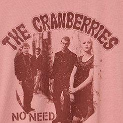 The Cranberries Classic Cotton Crew Tee, THE CRANBERRIES ASH ROSE, swatch
