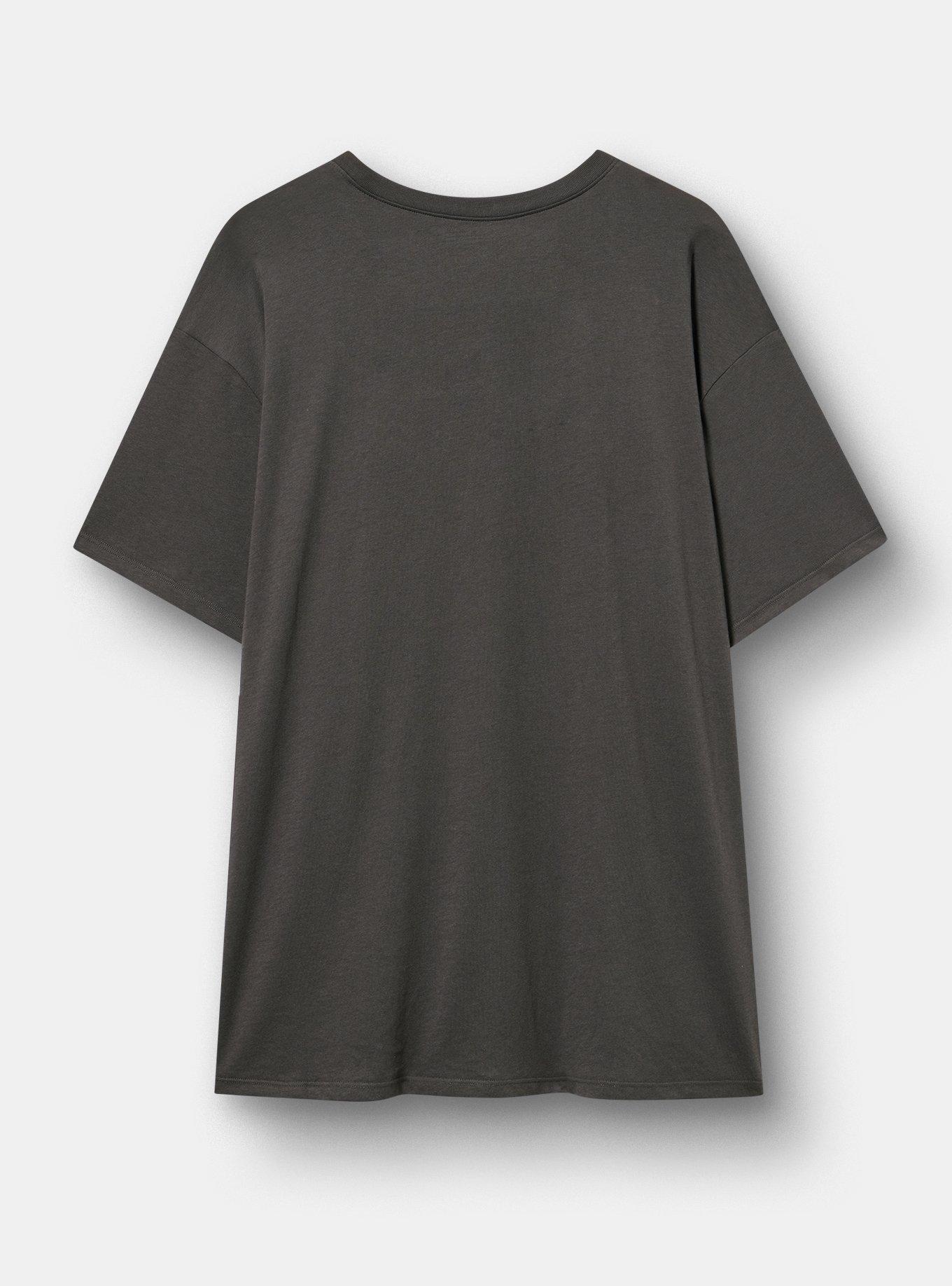 The Beatles Relaxed Cotton Crew Tee, THE BEATLES STRAWBERRY FIELDS VINTAGE BLACK, alternate