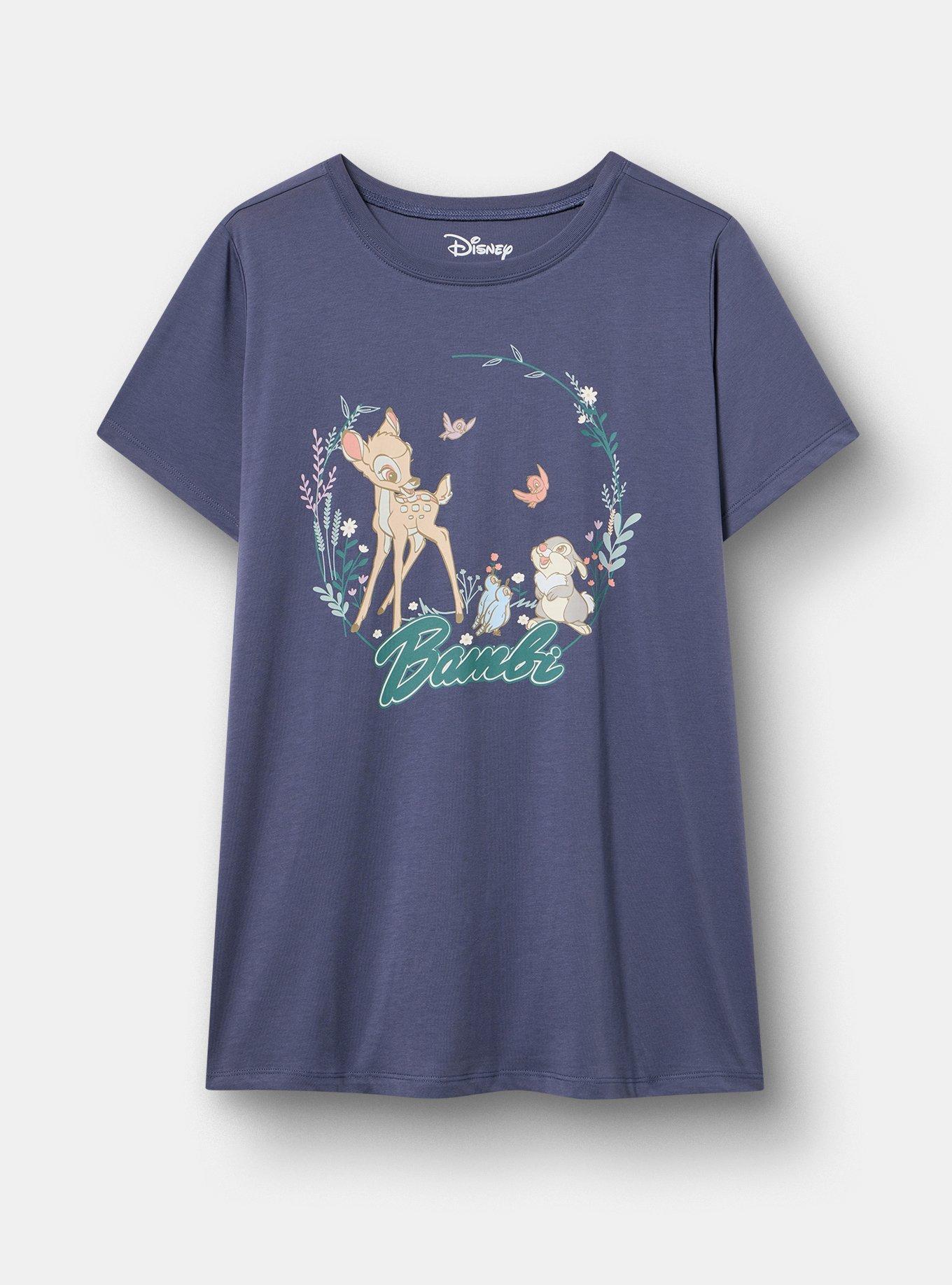 Bambi Classic Cotton Crew Tee, BAMBI NIGHTSHADOW BLUE, hi-res