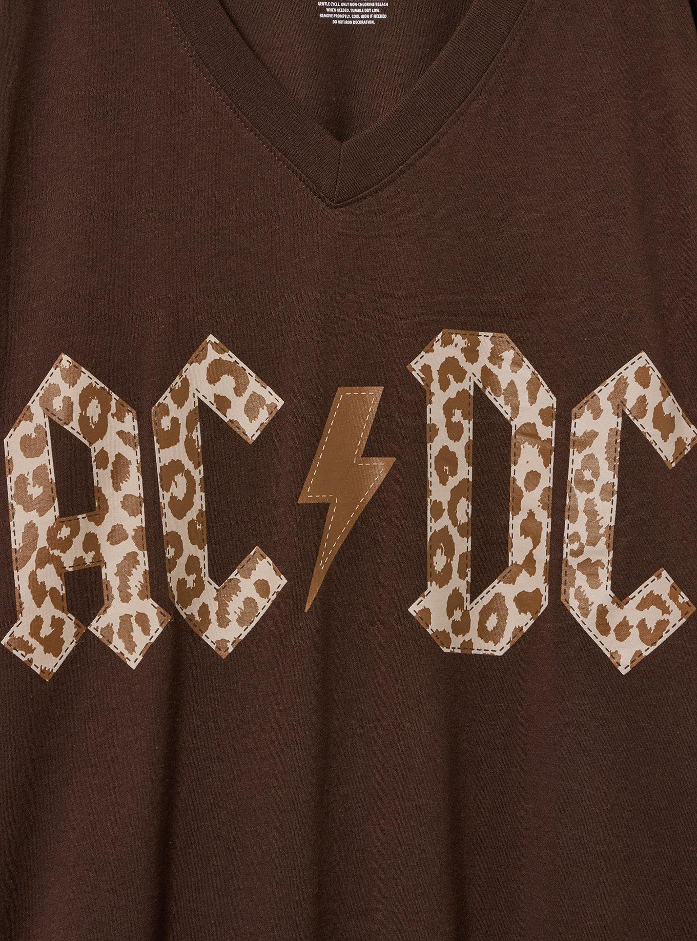 AC/DC Classic Cotton V-Neck Tee, ACDC JAVA, alternate