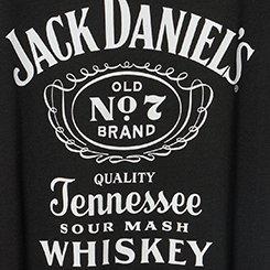Plus Size Jack Daniels Classic Fit Cotton V-Neck Tee, JACK DANIELS WHISKEY DEEP BLACK, swatch