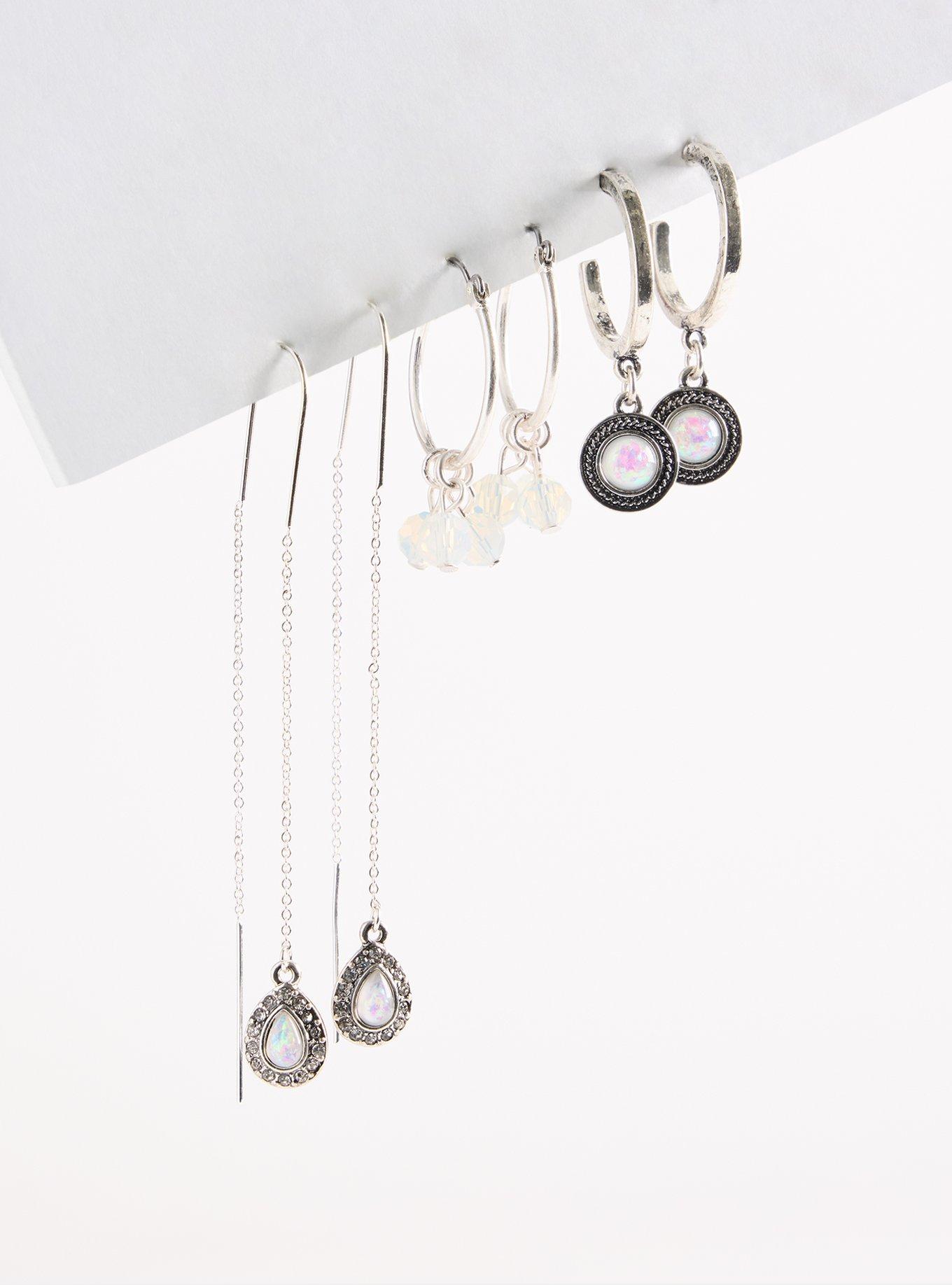 Antique Stone Earring Set, , hi-res