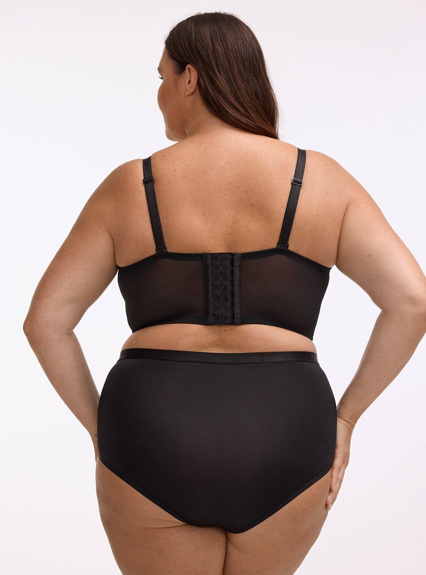 Carrie Lace High-Rise Cheeky Panty, RICH BLACK, alternate