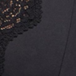 Butter & Lace Triangle Slip Dress, RICH BLACK, swatch