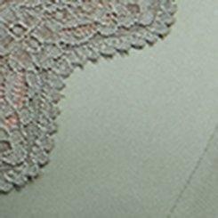 Butter & Lace Triangle Slip Dress, AGAVE GREEN, swatch