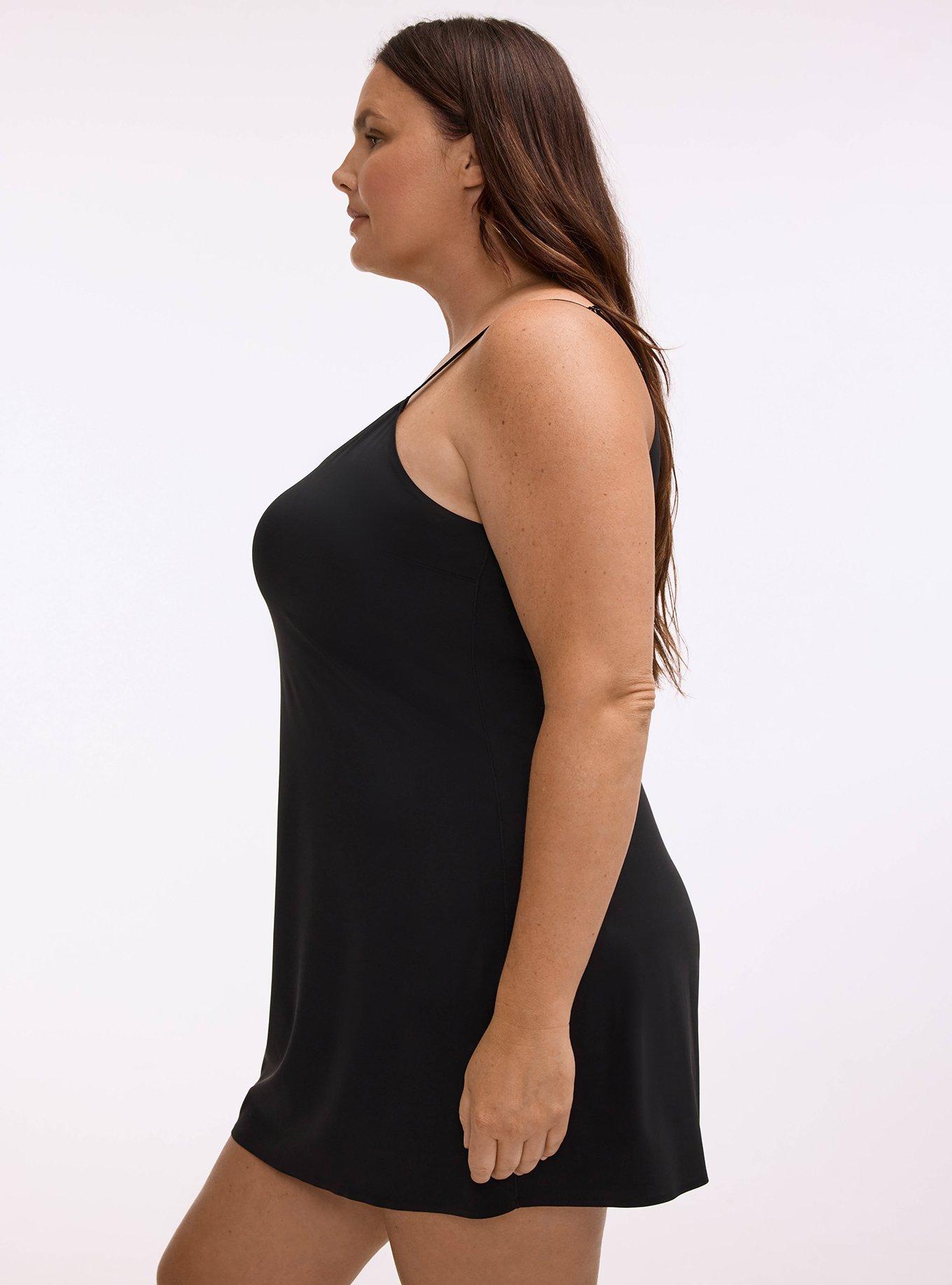 Cloud Slip Dress, RICH BLACK, alternate