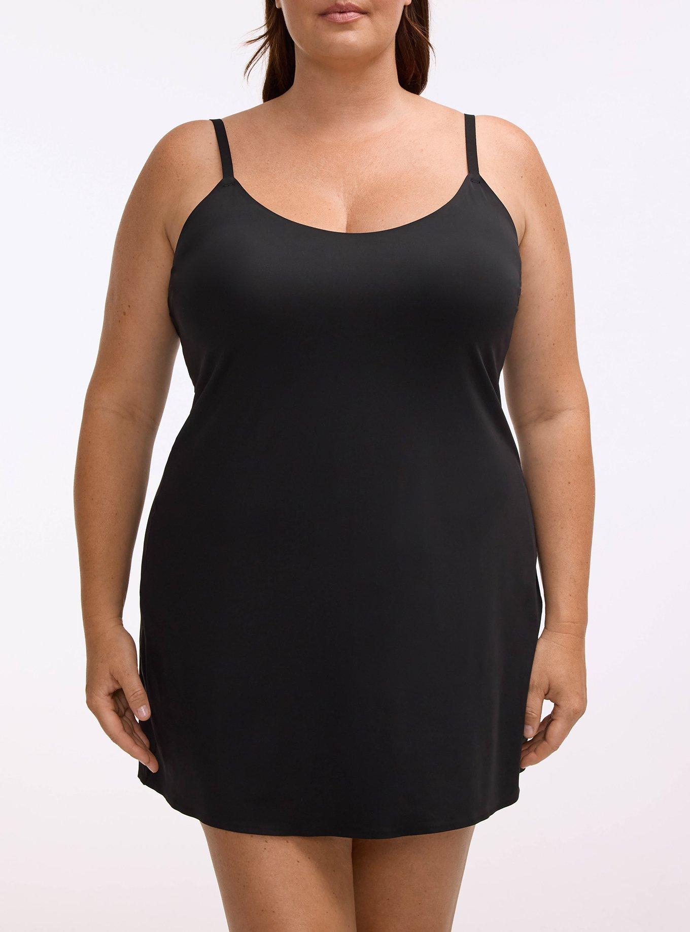 Cloud Slip Dress, RICH BLACK, alternate