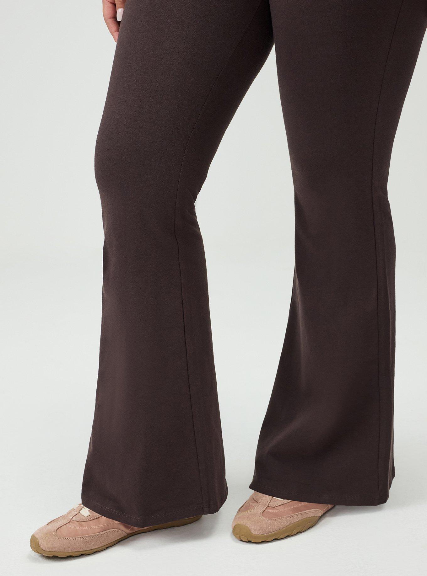 High Rise Cross-Over Flare Legging, JAVA, alternate
