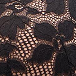 Plus Size Ava Perfect Coverage Lightly Lined Lace Bra, RICH BLACK, swatch