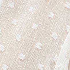 Embroidered Clip Dot Kimono, WHISPER WHITE, swatch