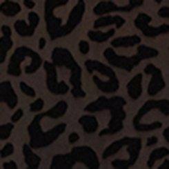 Flocked Mesh Lingerie Dress, MONDAY LEOPARD  BLACK, swatch