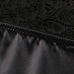 Plus Size Nightfall Lace & Shine Wirefree Bustier Dress, RICH BLACK, swatch