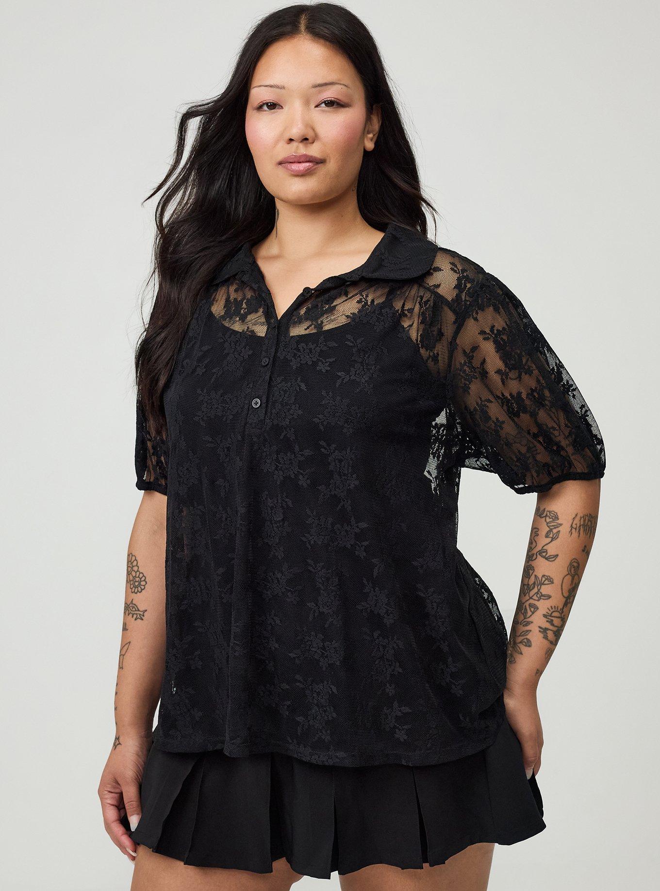 5'' Studio Crepe Box Pleat Skort, DEEP BLACK, hi-res