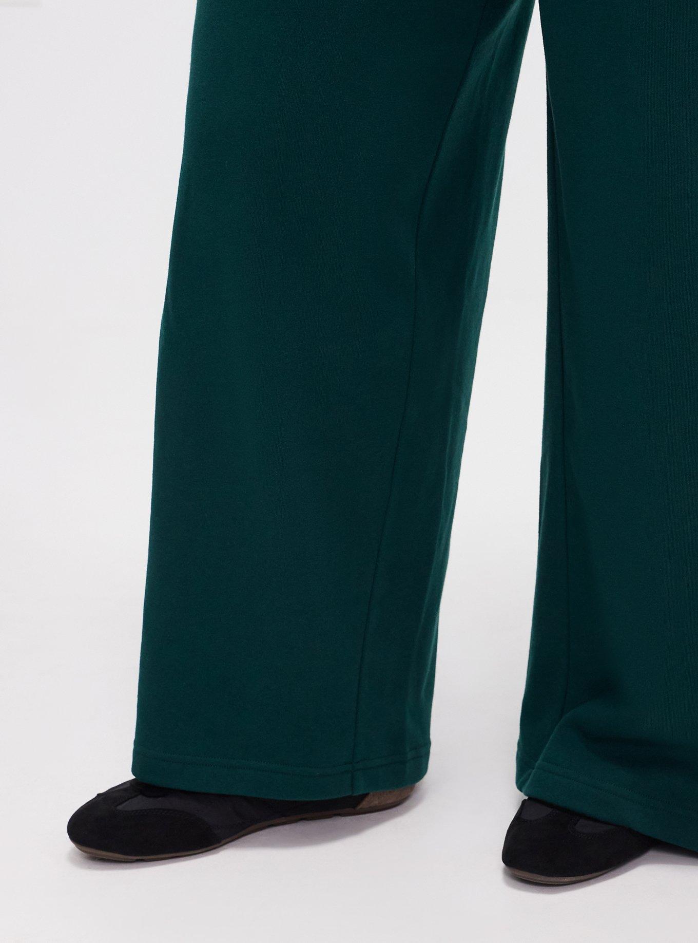 TRU Wide-Leg Cozy Fleece Sweatpant, BOTANICAL GARDEN, alternate