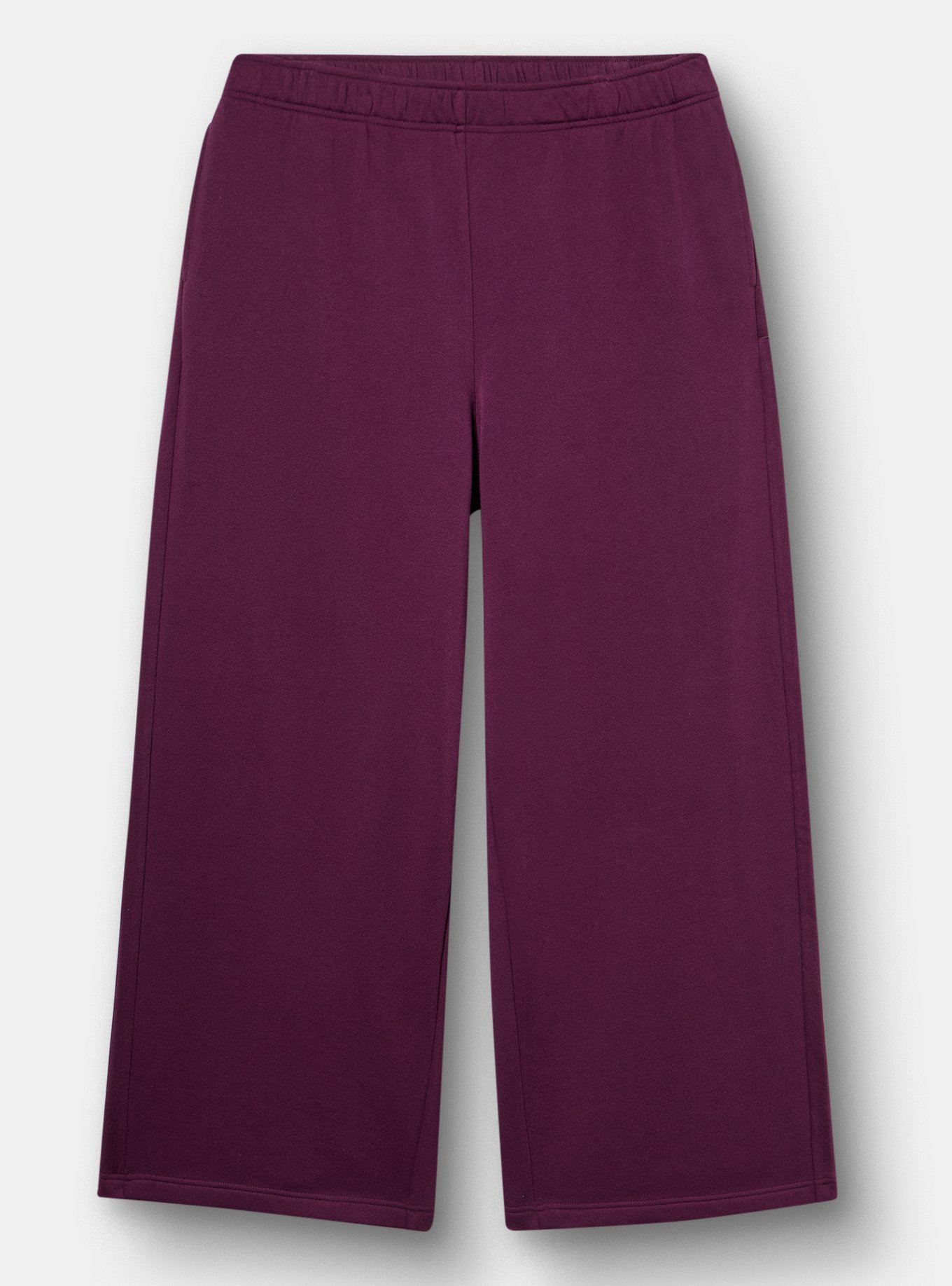 Plus Size TRU Super Soft Fleece Active Wide-Leg Sweatpants, WINTER BLOOM, hi-res